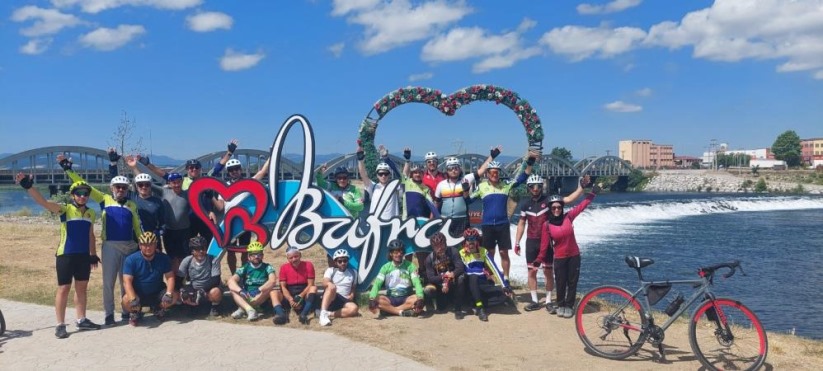 Samsun'da tarihi deniz fenerine bisiklet turu