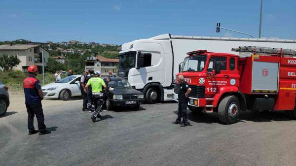 Karadeniz Ereğli'de trafik kazası: 8 yaşındaki çocuk yaralandı