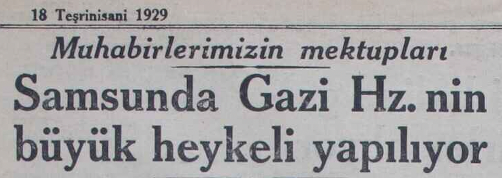 Atatürk / Onur Anıtımızın İsim Serüveni