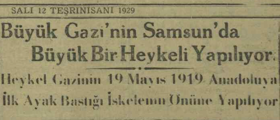 Atatürk / Onur Anıtımızın İsim Serüveni