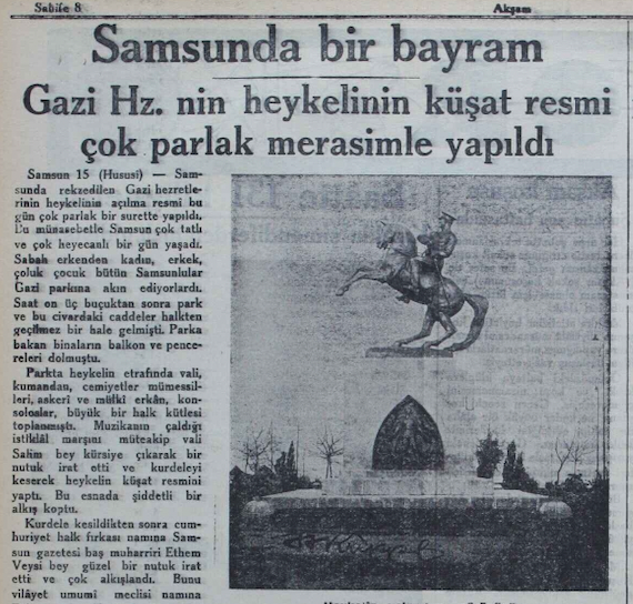 Atatürk / Onur Anıtımızın İsim Serüveni