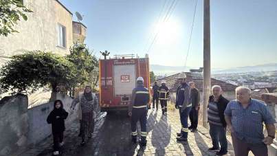 Erbaa'da korkutan yangın