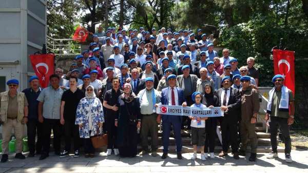 Erciyes Mavi Kartalları, Kütahya'da şehit aileleriyle buluştu