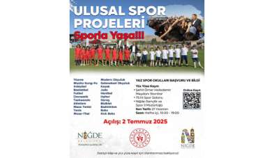 Niğde'de gençler spora doyacak