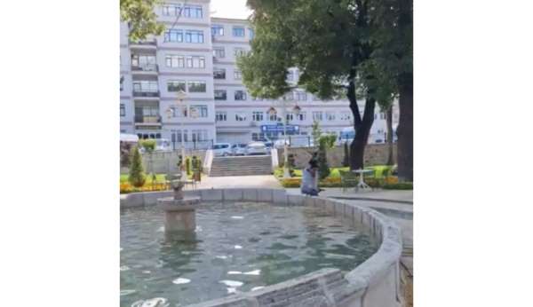 Yavru kargayı kurtarmak istedi, diğer karganın saldırısıyla hastanelik oldu