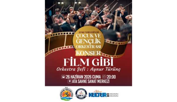 Atakum'da film gibi konser
