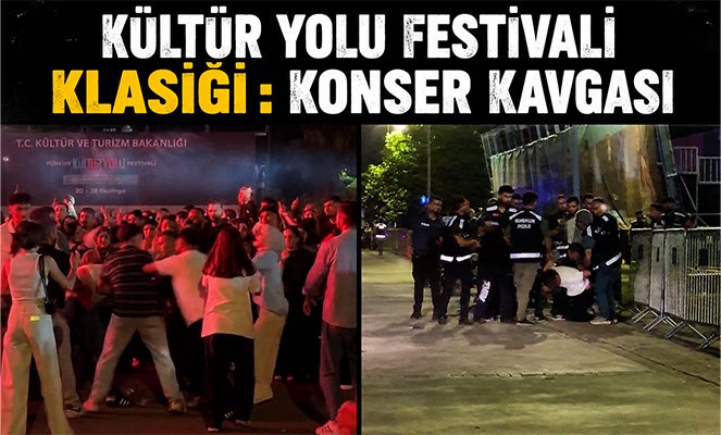 Kültür Yolu Festivali: Buray konserinde kavga
