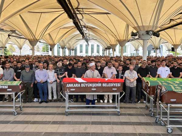 Mühimmat sahasındaki patlamada hayatını kaybeden işçi Ankara'da toprağa verildi
