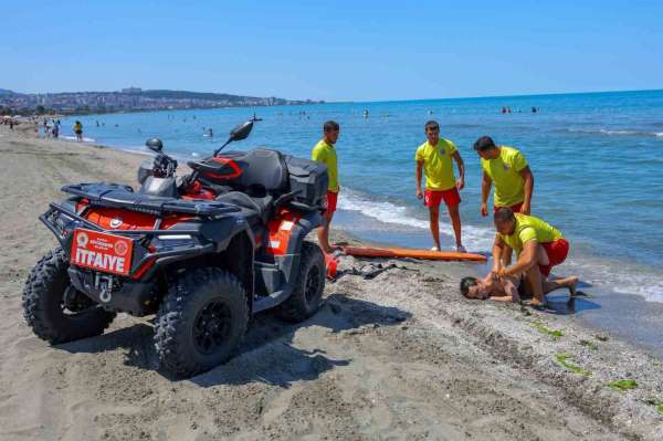 Samsun'da boğulma vakalarına karşı tatbikat