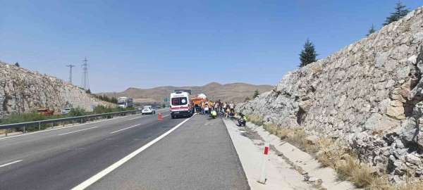 Niğde-Adana Otoyolu'nda kaza: 2'si ağır 6 yaralı