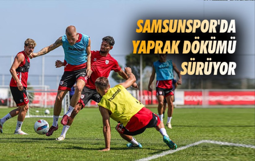 Samsunspor'da yaprak dökümü sürüyor