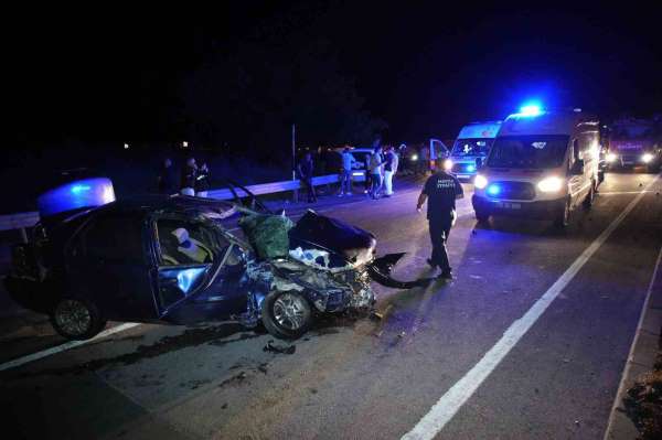 Edirne'de feci kaza: 1'i ağır 5 yaralı