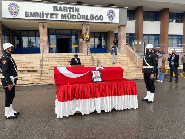 Kazada hayatını kaybeden komiser yardımcısı için tören düzenlendi
