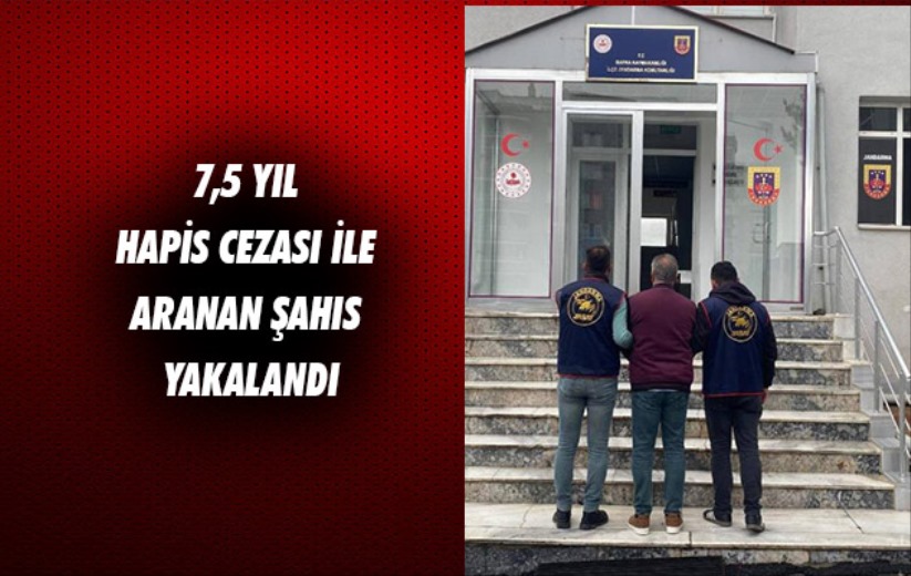 Samsun'da 7,5 yıl hapis cezası ile aranan şahıs yakalandı