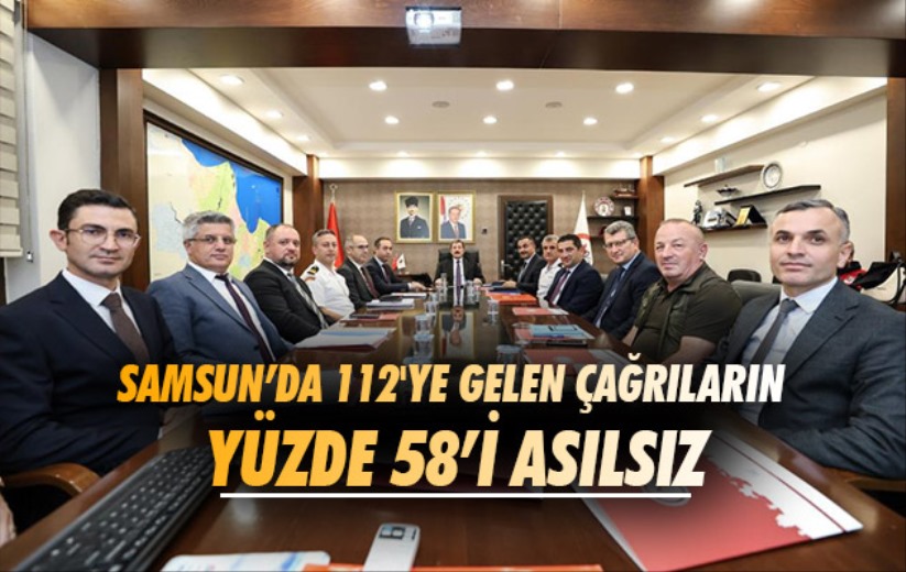 Samsun 112'ye gelen çağrıların yüzde 58'i asılsız