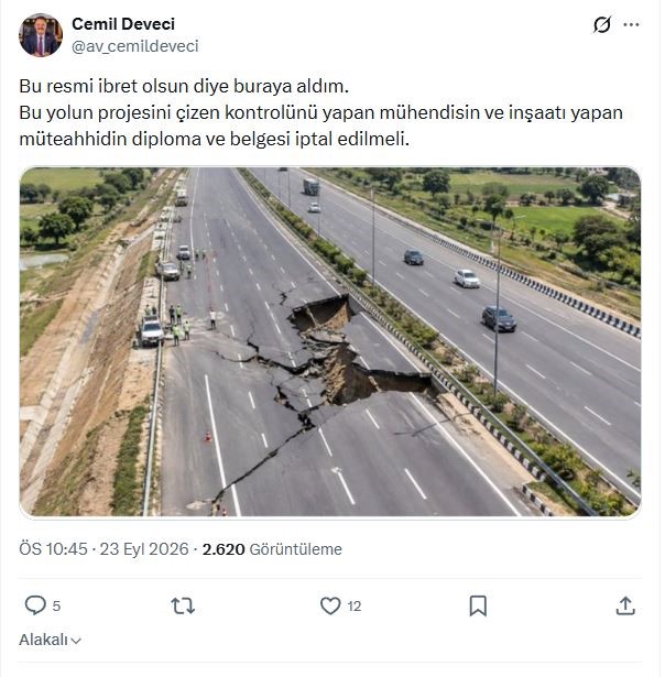 Cemil Deveci'nin Yapay Zeka Paylaşımı Sosyal Medyanın Diline Düştü