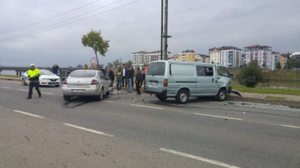 Fatsa'da trafik kazası: 3 yaralı 