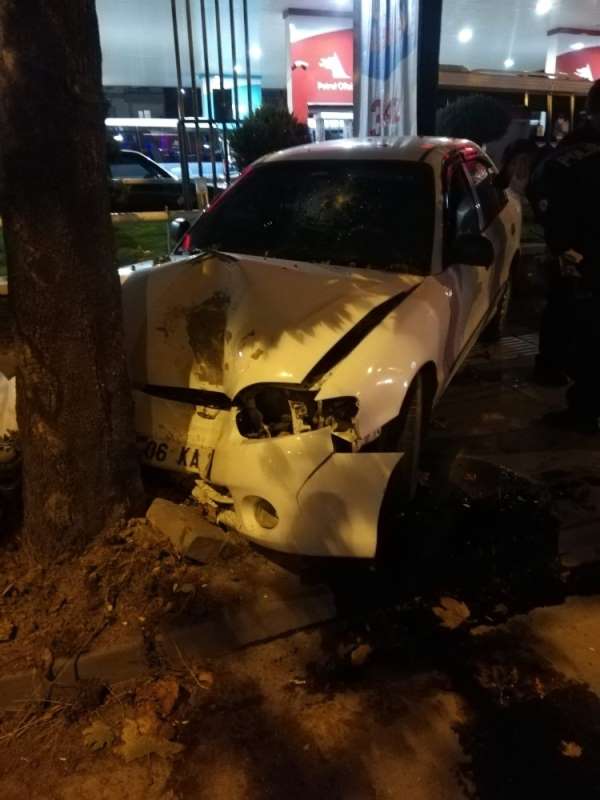 Başkent'te trafik kazası: 1 yaralı 