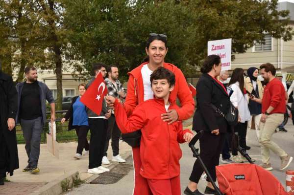 Atakum'da özel öğrencilerle Cumhuriyet'in 102. yılı kutlandı