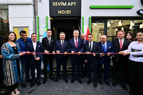 Vali Hüseyin Aksoy, Kazakistan Fahri Konsolosluğu'nun açılış programına katıldı