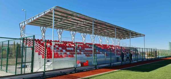 Bünyan Stadyumu'nda 500 kişilik tribün tamamlandı