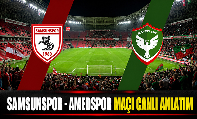 Samsunspor 1 - Amedspor 1