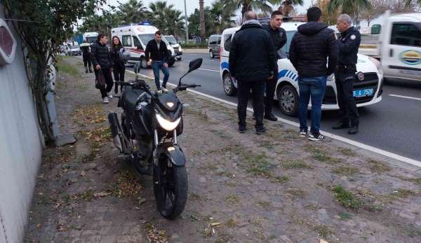 Samsun'da motosiklet kazası:1 yaralı - Samsun haber