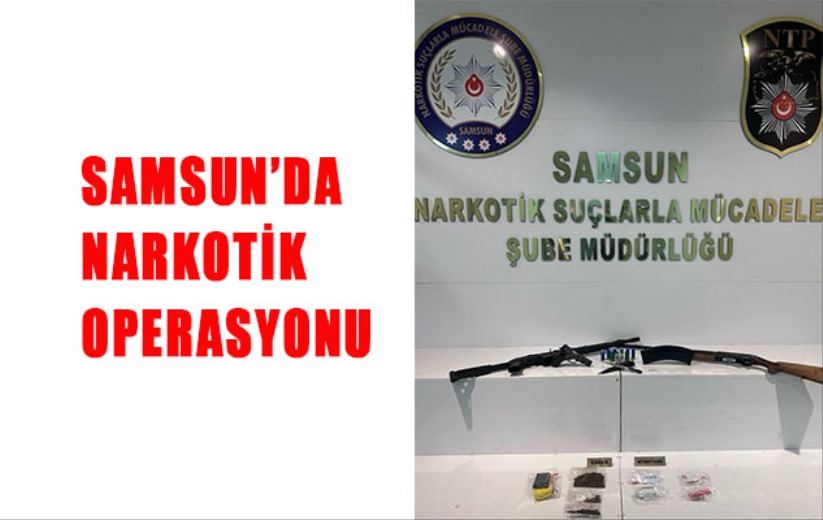 Samsun'da 5 ilçede eş zamanlı narkotik uygulaması: 28 kişi yakalandı