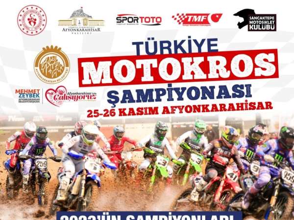 Motokros Şampiyonları Afyonkarahisar'da belli olacak