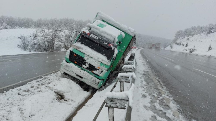 Samsun'da kar yağışı etkili oldu