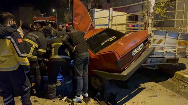 Edirne'de zincirleme trafik kazası: 1 Yaralı