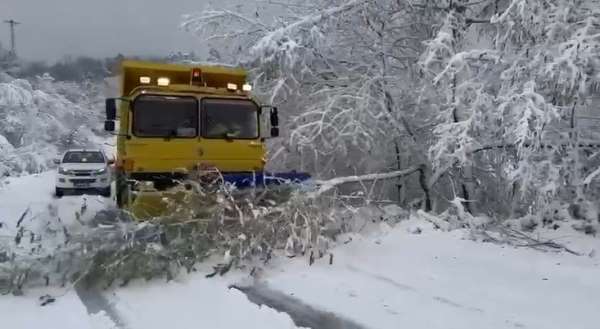 Sinop'ta kar nedeniyle taşımalı eğitime ara verildi