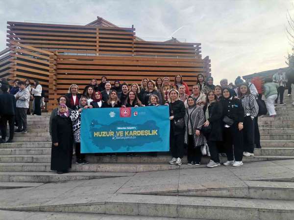 Edirne'den gelen şehit ve Gazi aileleri Eskişehir'de ağırlandı