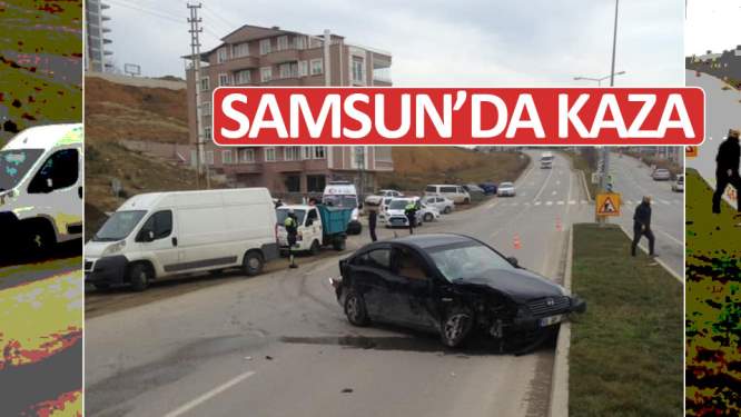 Samsun'da kaza 5 yaralı