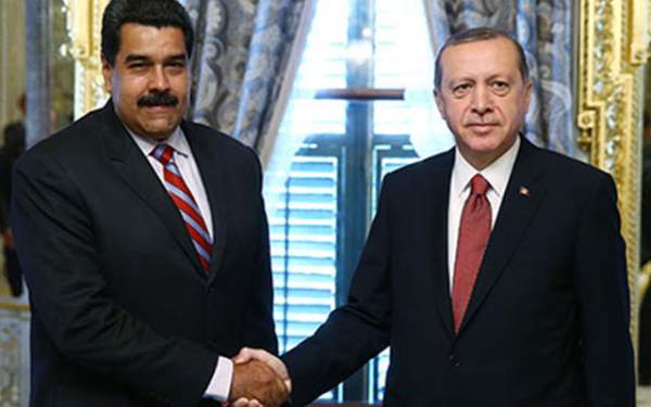 Erdoğan'dan Maduro'ya destek