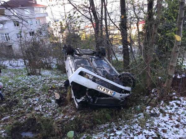Trabzon'da gizli buzlanma kazalara neden olmaya devam ediyor