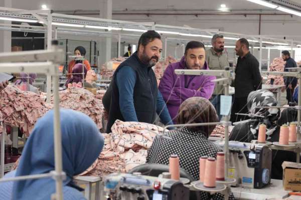 Gürbüz, 'Tekstil fabrikamız 50 bin ürün ihracatı için sipariş aldı'