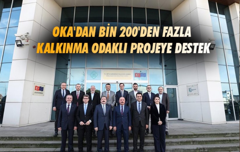 OKA'dan bin 200'den fazla kalkınma odaklı projeye destek