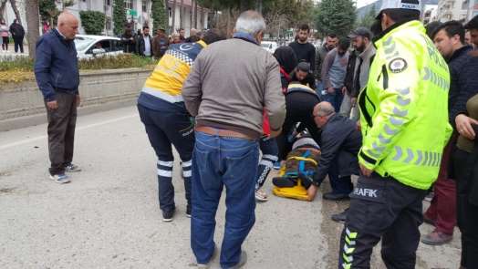 Bucak'ta trafik kazası: 1 yaralı 