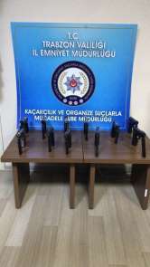 Trabzon Polisi'nden kaçak silah operasyonu 