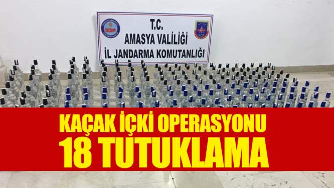 Kaçak içki operasyonu!