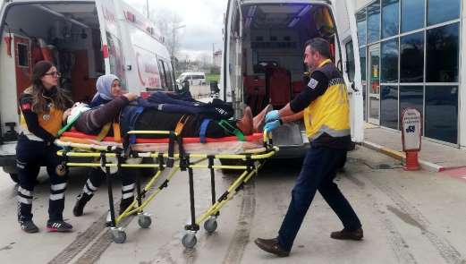 Samsun'da trafik kazası: 1 yaralı 