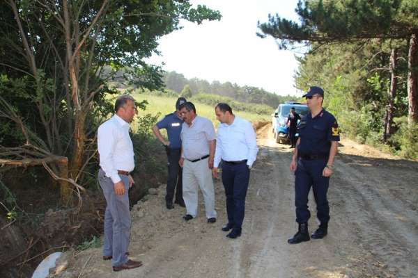 Dumlupınar'da Kızılcaköy Gölet yolu alt yapı çalışmaları tamamlandı 