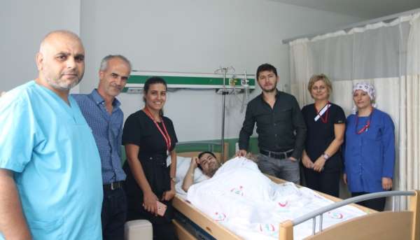 Cezayirli hasta Samsun'da sağlığına kavuştu 