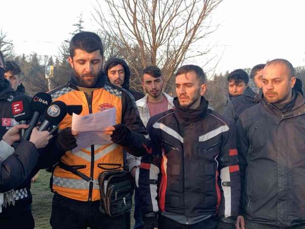 Saldırıya uğrayan kuryelerden basın açıklaması - Eskişehir haber