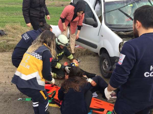 Tekirdağ'daki feci kazada can pazarı yaşandı: 2'si ağır 4 yaralı - Tekirdağ haber