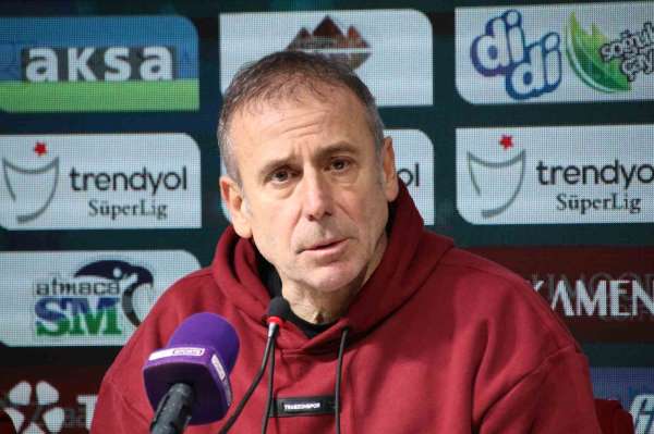 Abdullah Avcı: 'Yine de ligin üçüncüsü bir Trabzonspor var'