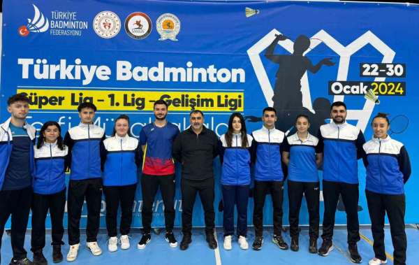 Erzincan'ın 2 kulübü Badminton Süper Ligine yükseldi