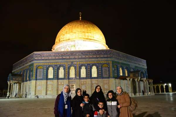 Atakum İHL kız öğrencilerinin 'Kudüs' heyecanı 