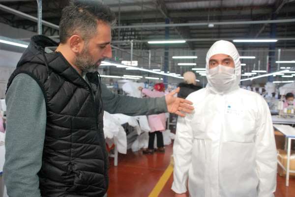 Türkiye'den dünyaya 'Korona virüsü tulumu', siparişleri yetiştiremiyorlar 